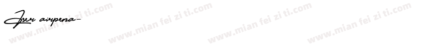 Axr airpena字体转换